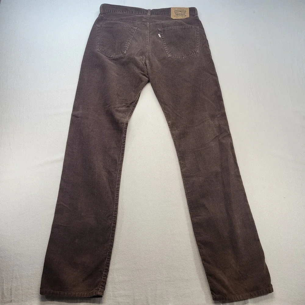 Levi's 551 Corduroy Vintage 90's Pants Mens 36x36 Brown Straight Leg Trouser